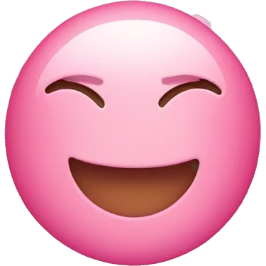 Blushing emoji with pink hearts around it  emoji