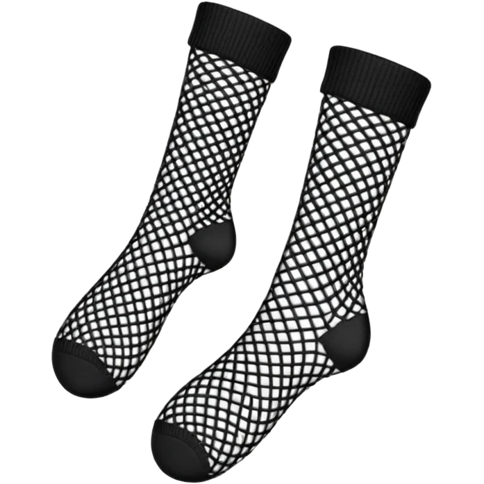 black fishnet socks emoji