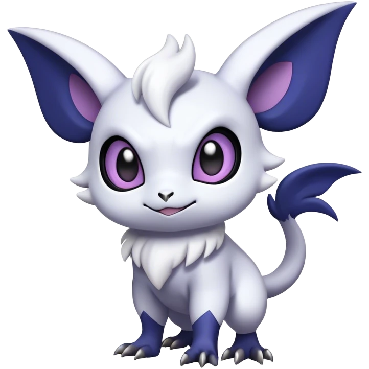 Cool Cute Kawaii Noibat-Absol-Pokemon Full Body emoji