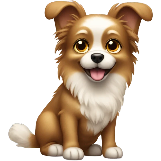 Cute dog emoji