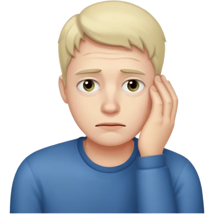 Tired boyfriend  emoji