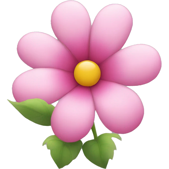 Pink flower emoji