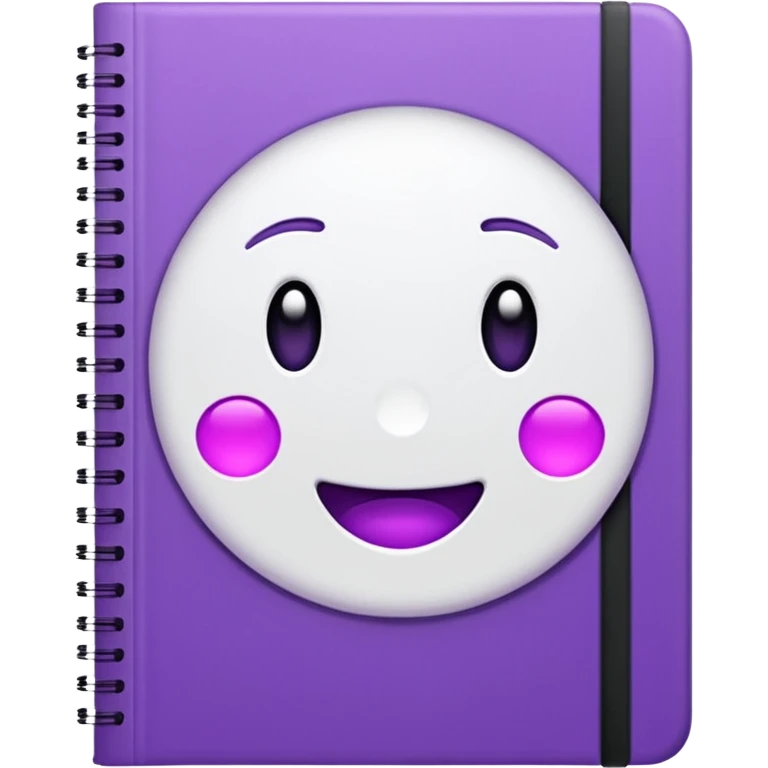 journal white and purple emoji