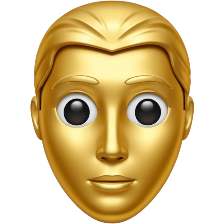 Full golden man heart  emoji