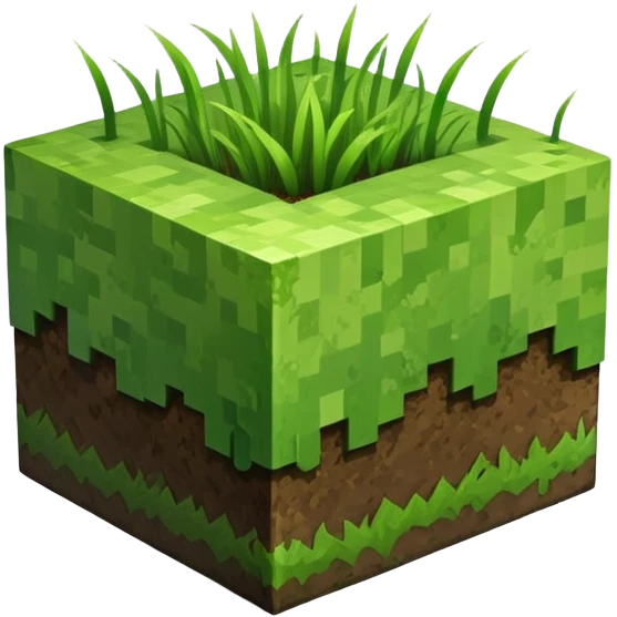 Minecraft grass block emoji