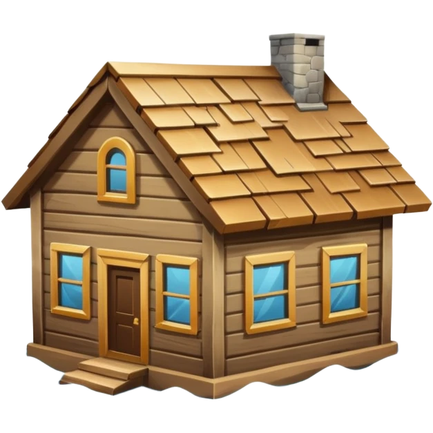 House with flooding around it emoji
