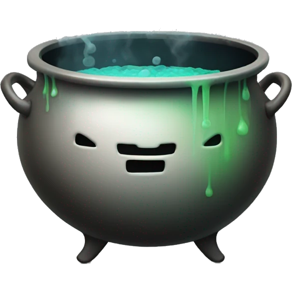  cauldron bubbling over emoji