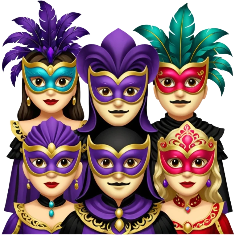 Masquerade Characters emoji
