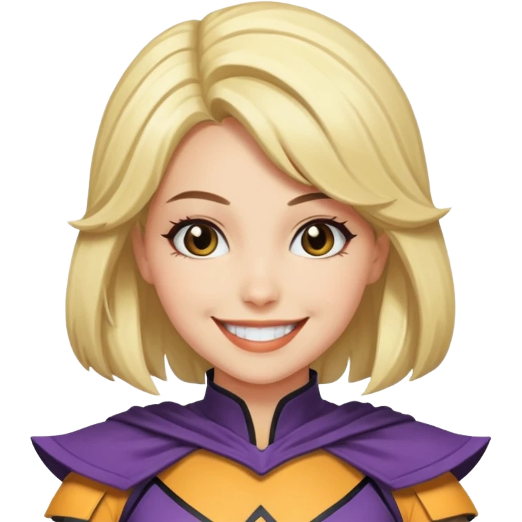 Comic con woman emoji