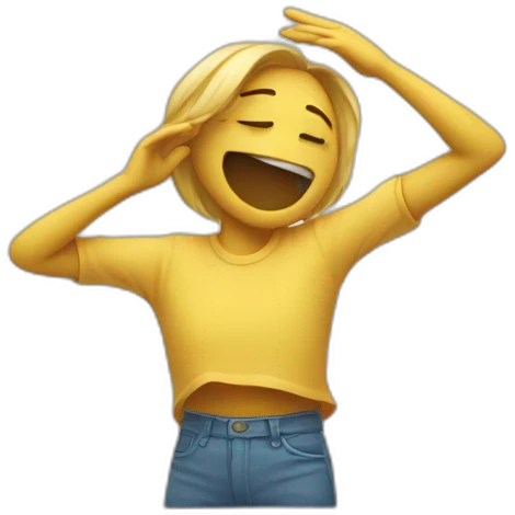 An emoji of someone who makes a dab emoji