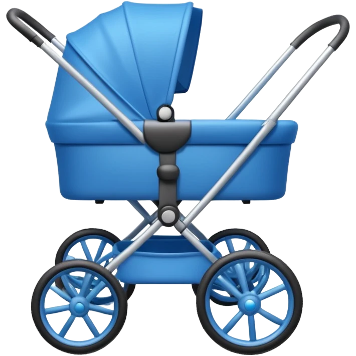blue stroller emoji
