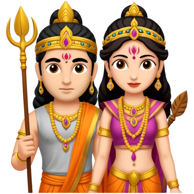 Lord Ram sita emoji