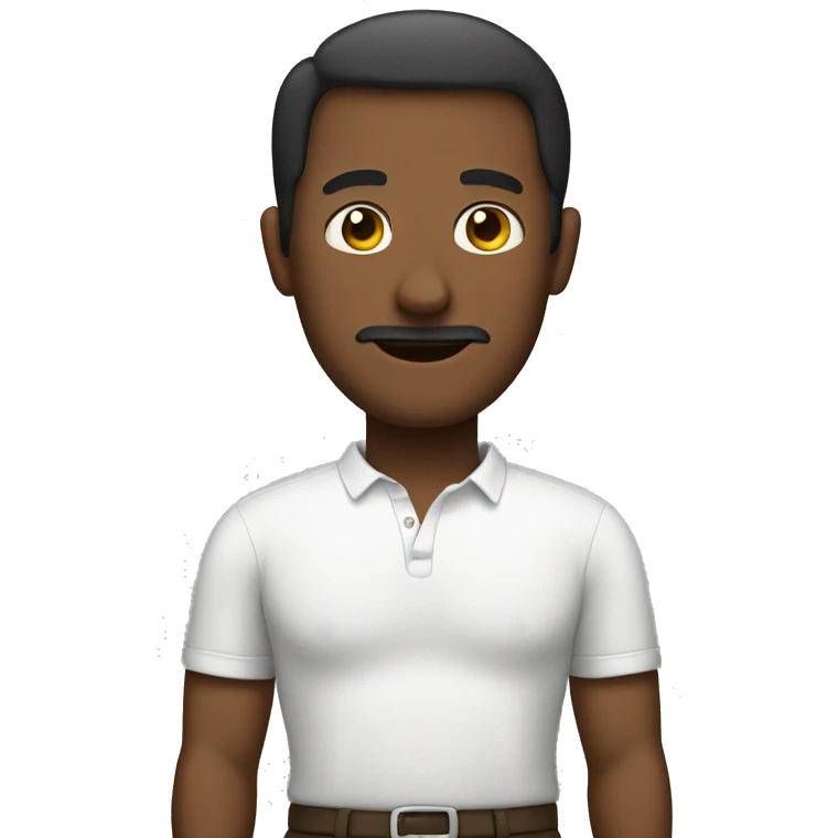 man with a really full stomach  emoji
