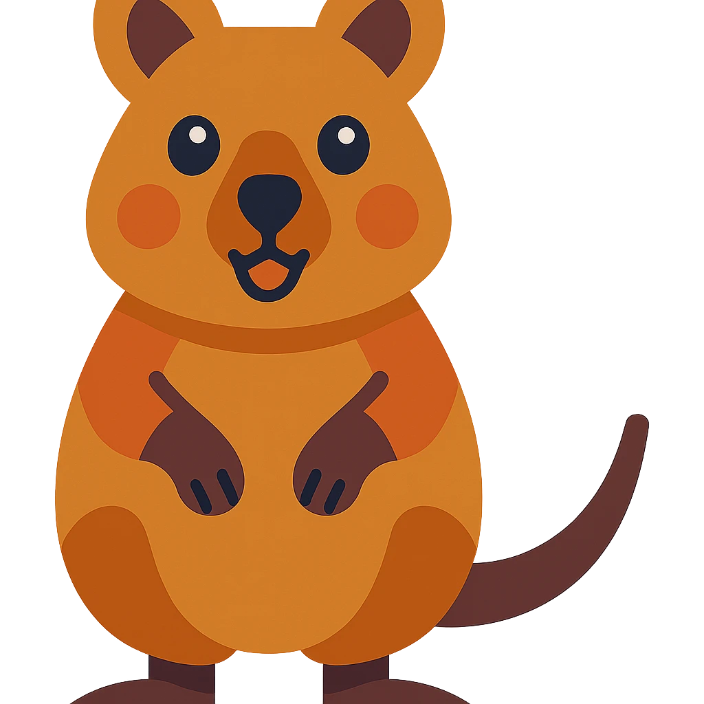 cute quokka emoji