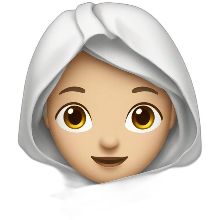 health handkerchief girl emoji