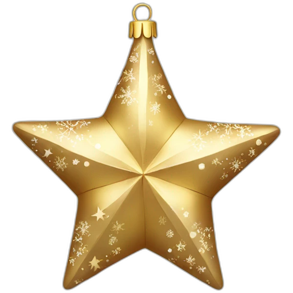 christmas decoration star emoji
