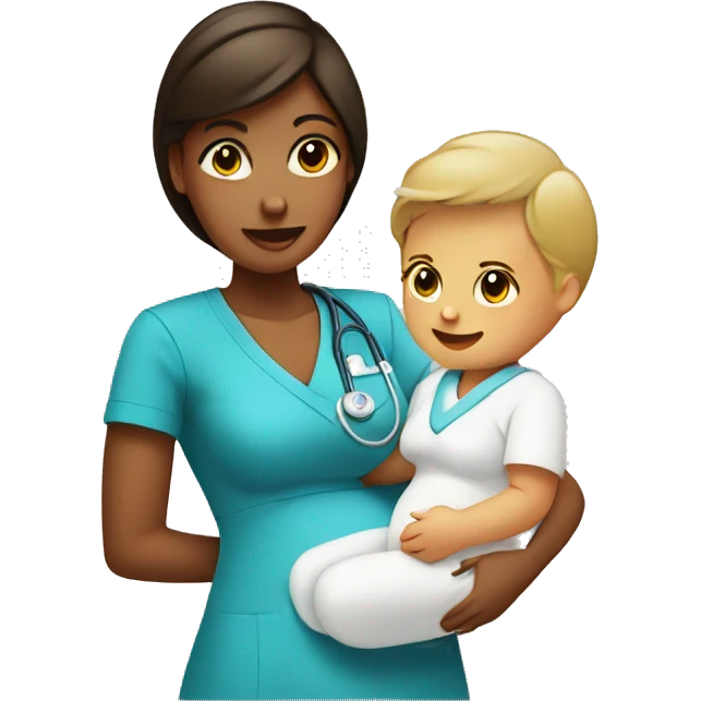 Nursing the baby emoji