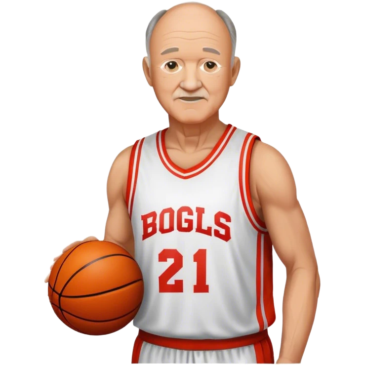 Gene Hackman with basketball  emoji
