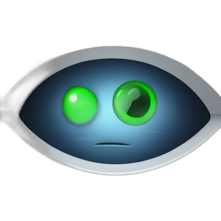 trading bot with forex charts as eyes emoji