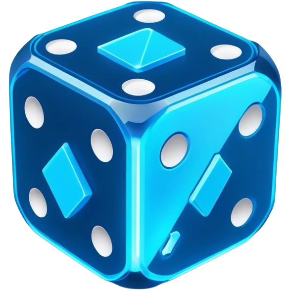 neon cyberpunk dice emoji