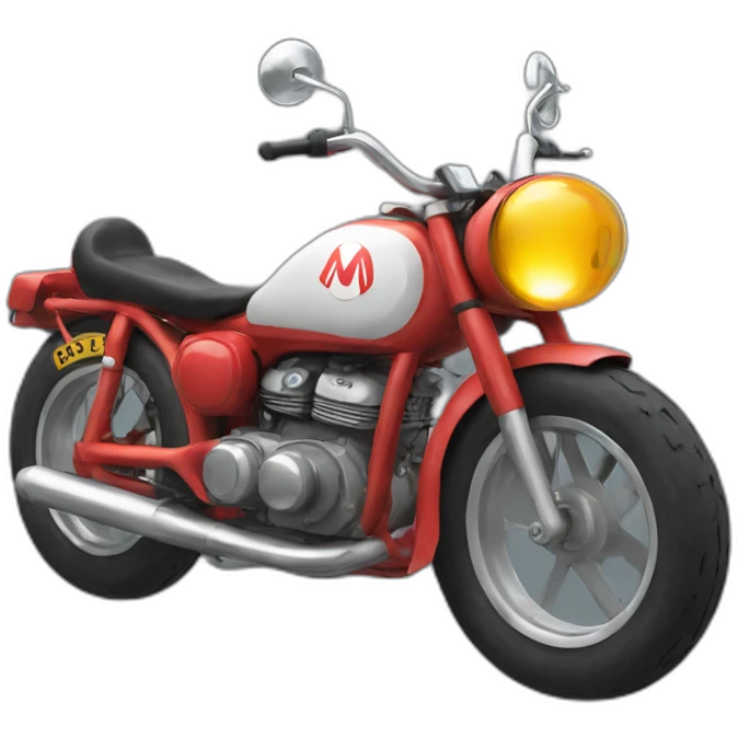 Mario bike emoji