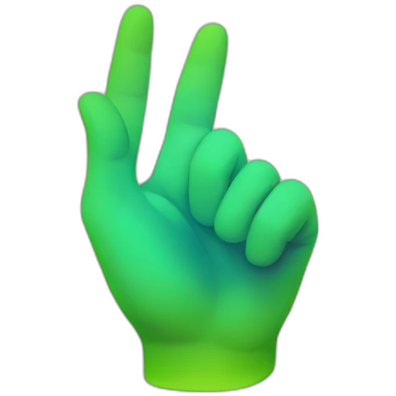 auslan R letter emoji