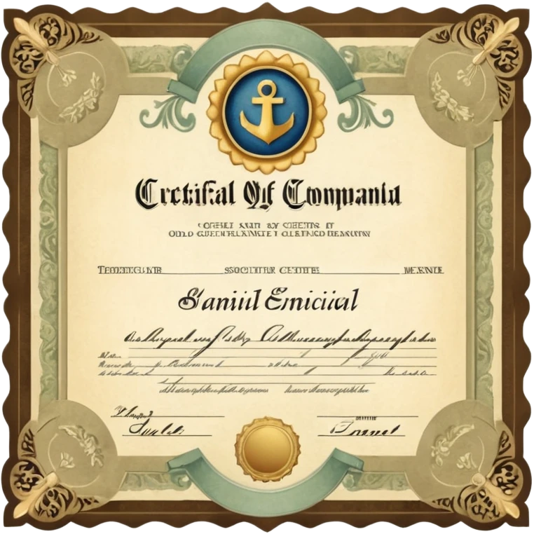 stock certificate emoji