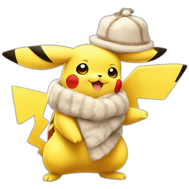 Pikachu avec roudoudou  emoji