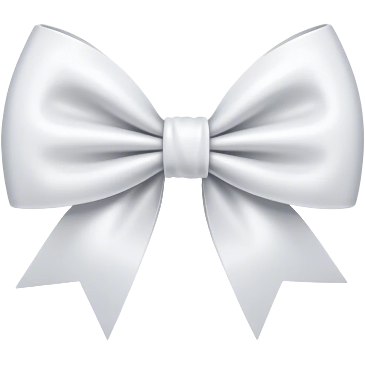 white bow emoji