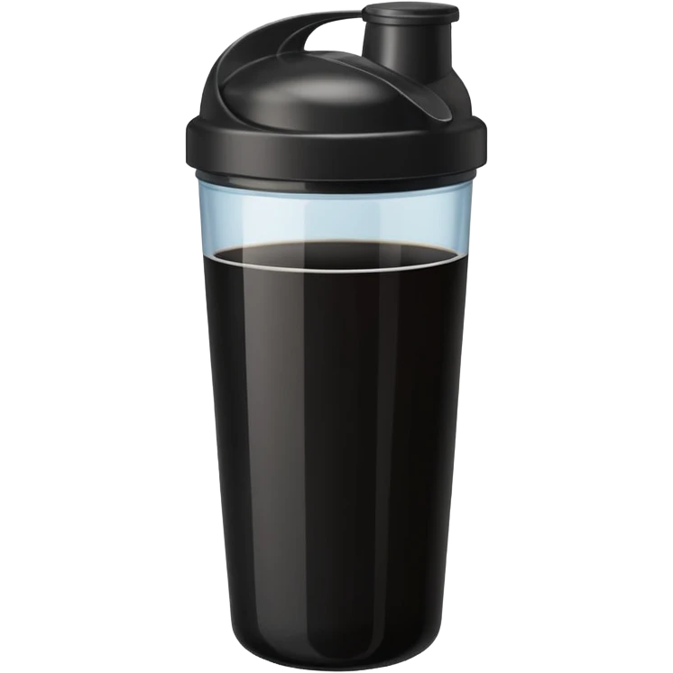 I want a blacke shaker of juice for gym emoji