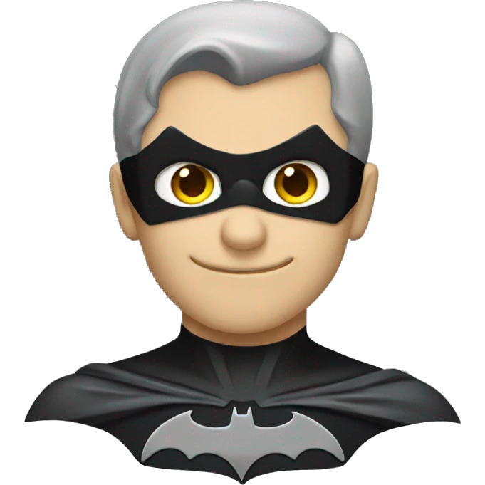 batman sticker in text emoji