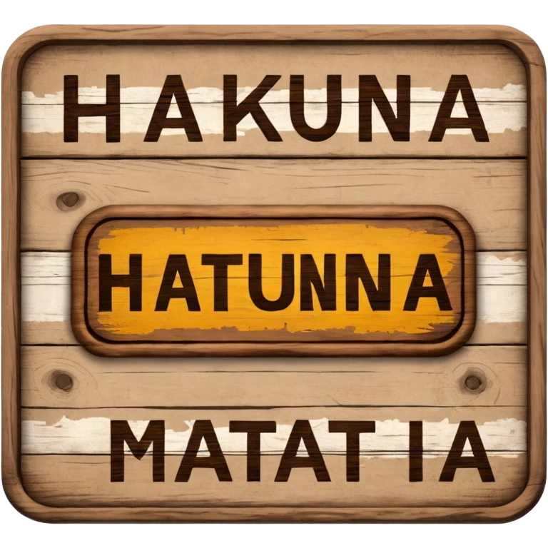 hakuna matata emoji