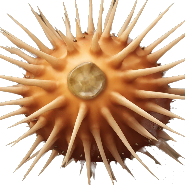 Sea urchin emoji