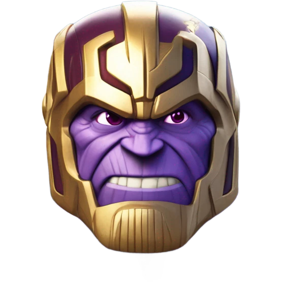Thanos, Santa, screaming emoji