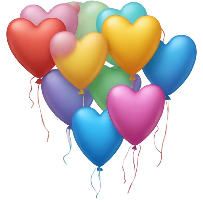 heart Ballons emoji