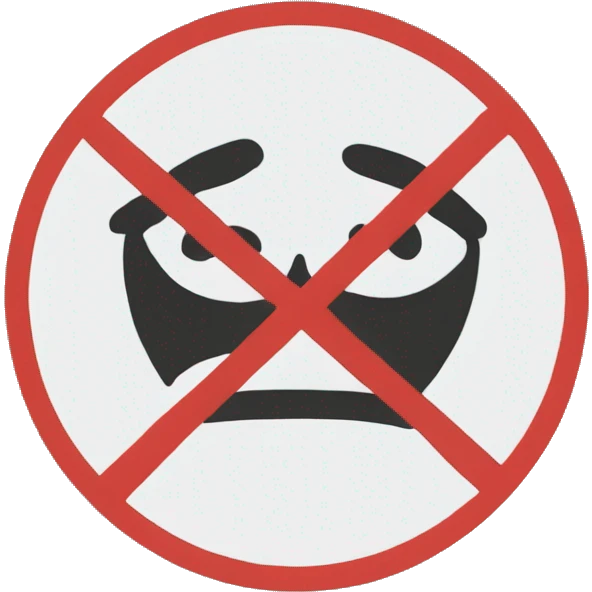 Sign “only take one”  emoji