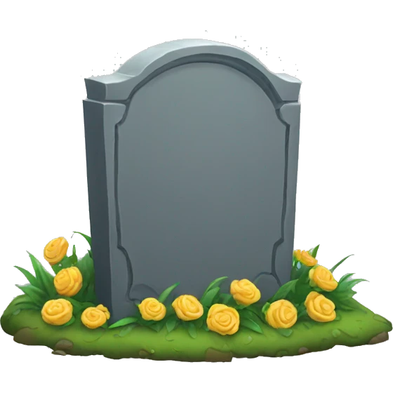 Tombstone emoji