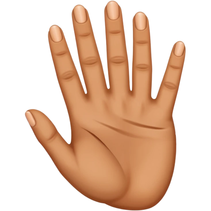 3 fingers emoji