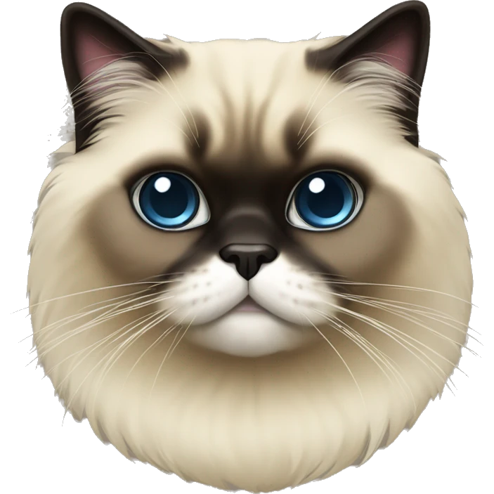 Seal point Himalayan cat  emoji
