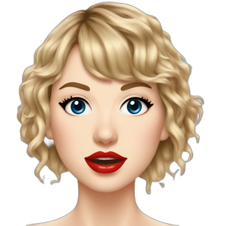 taylor-swift-selfie-milk-on-face-dripping emoji