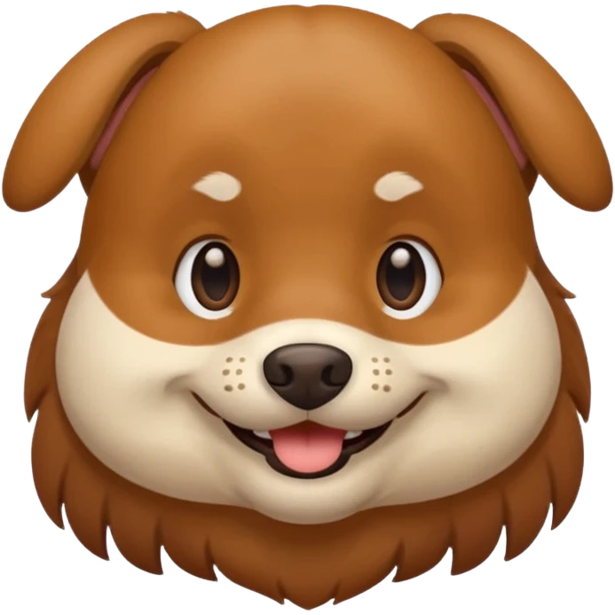 Dog saying 6-7 emoji