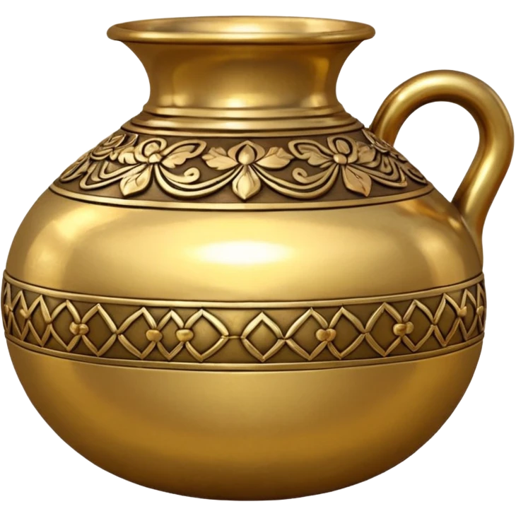 Indian traditional lota emoji