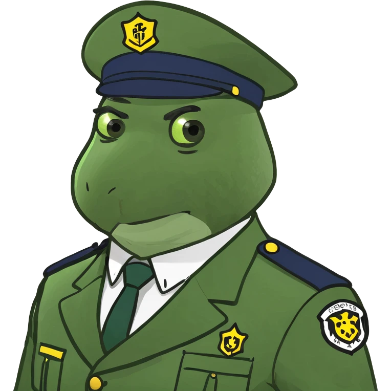 Prosecutor in a uniform emoji