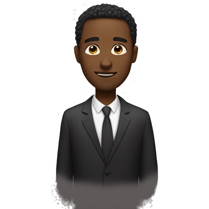 black man emoji