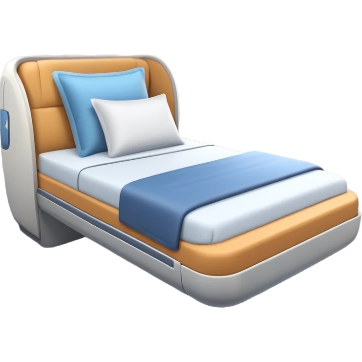 Plane with a bed  emoji