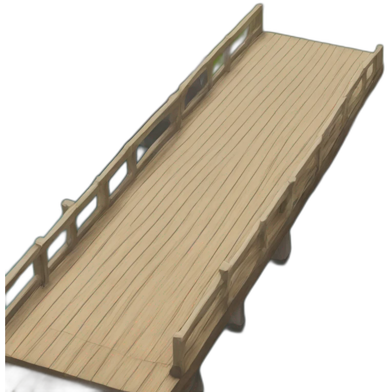 decking along the river emoji