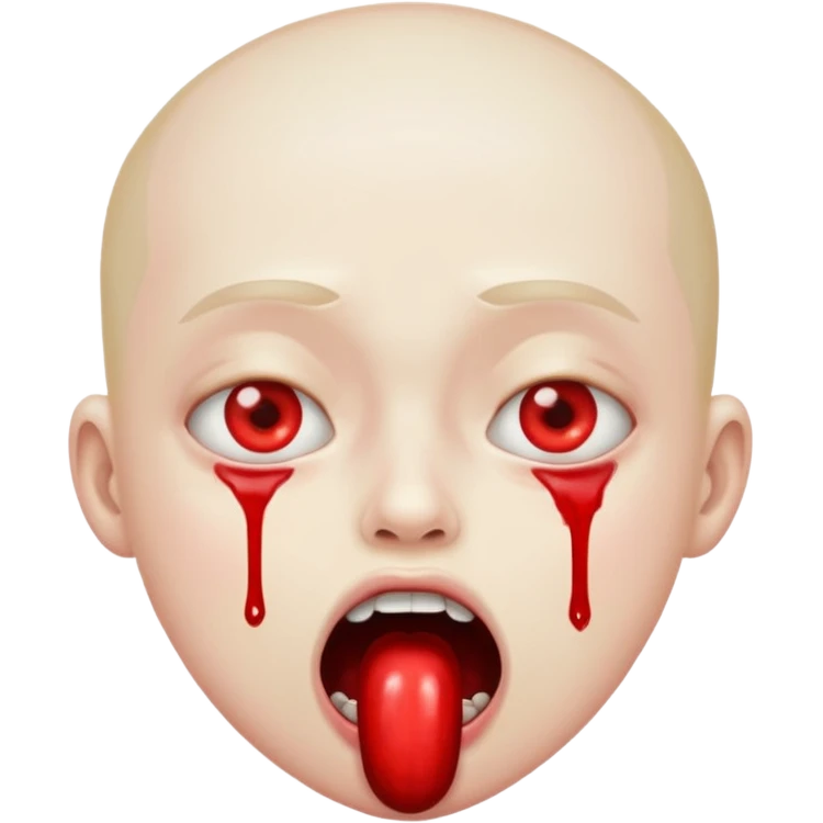 Retard drooling emoji