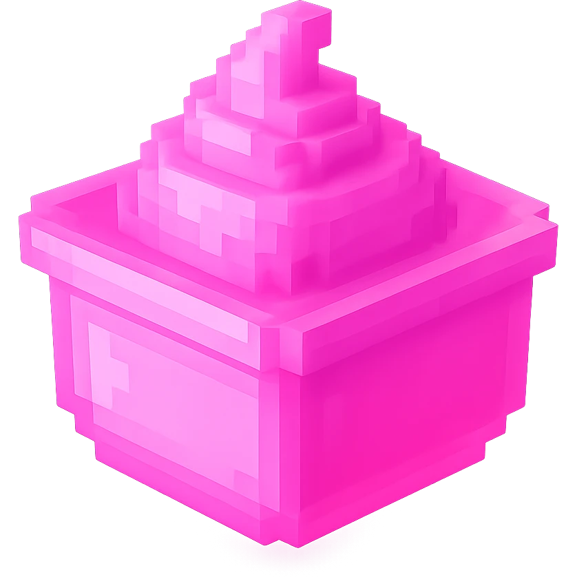 сделай соус из фастфуда розовый светящийся, no background  emoji