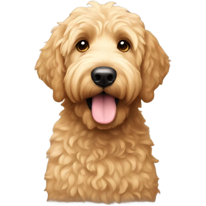 Golden doodle emoji
