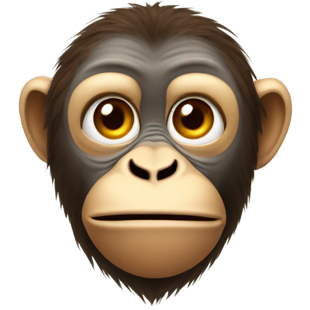 Monkey holding a pill emoji